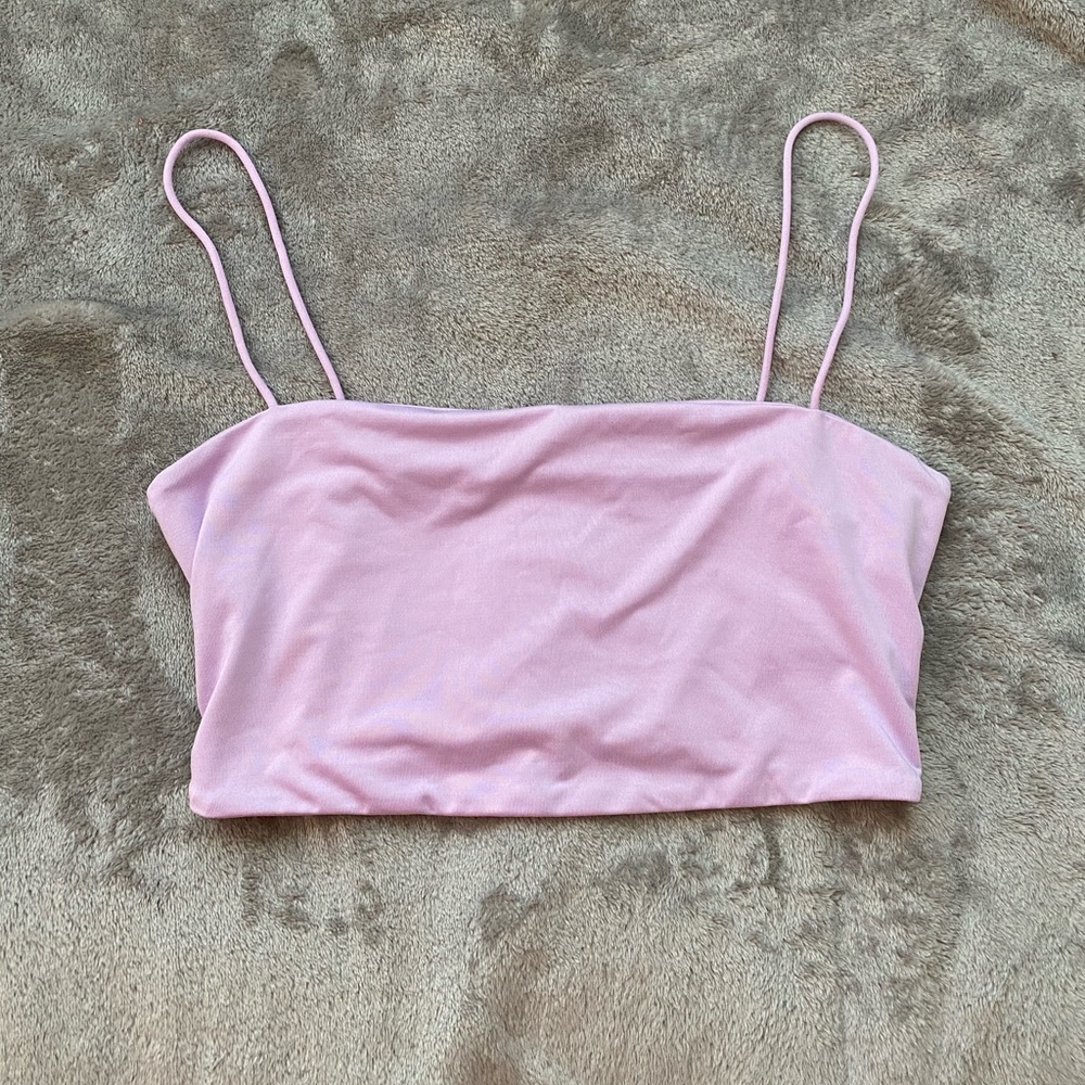 Lavender Crop Top